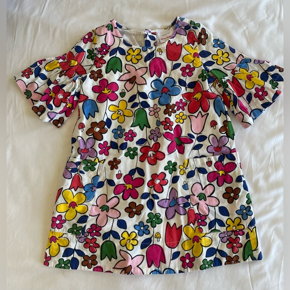 Hanna Andersson flower print dress 5T (110)